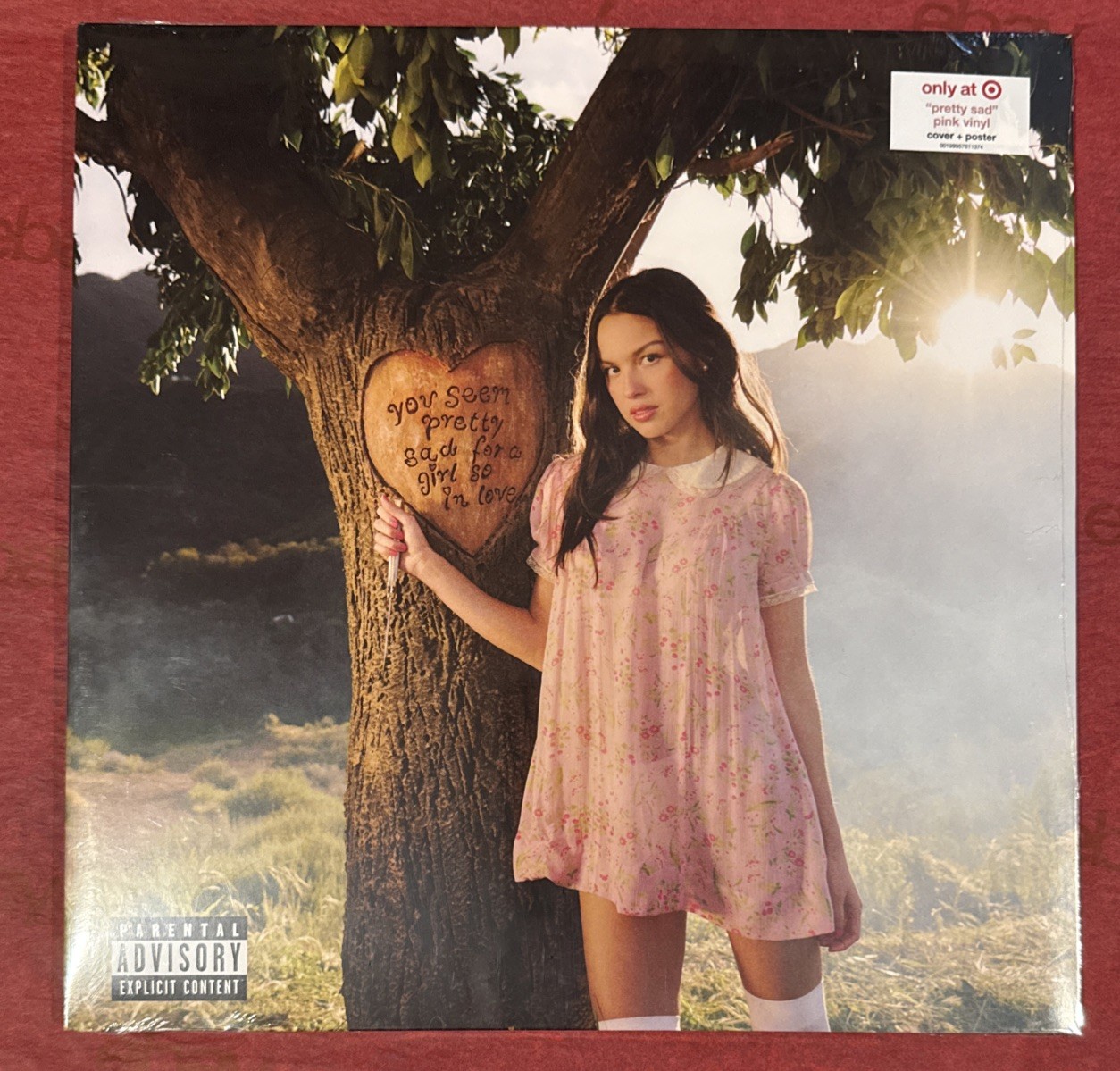 Olivia Rodrigo: You Seem Pretty Sad For A Girl So In Love Pink Vinyl LP + Poster