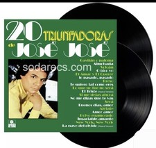 JOSE JOSE - 20 Triunfadoras -2LPs VINYL LATIN AMERICAN IMPORT FREE USA SHIPPING picture