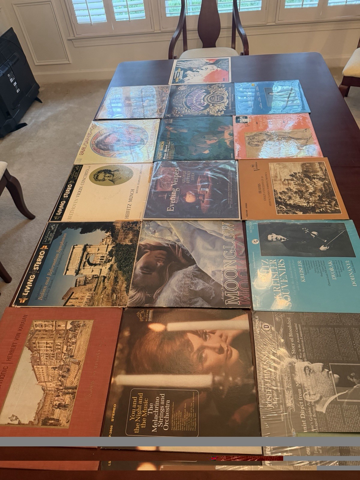 Vintage Classical Vinyl LP Lot of 16 RCA Living Stereo Heifetz Munch Fiedler