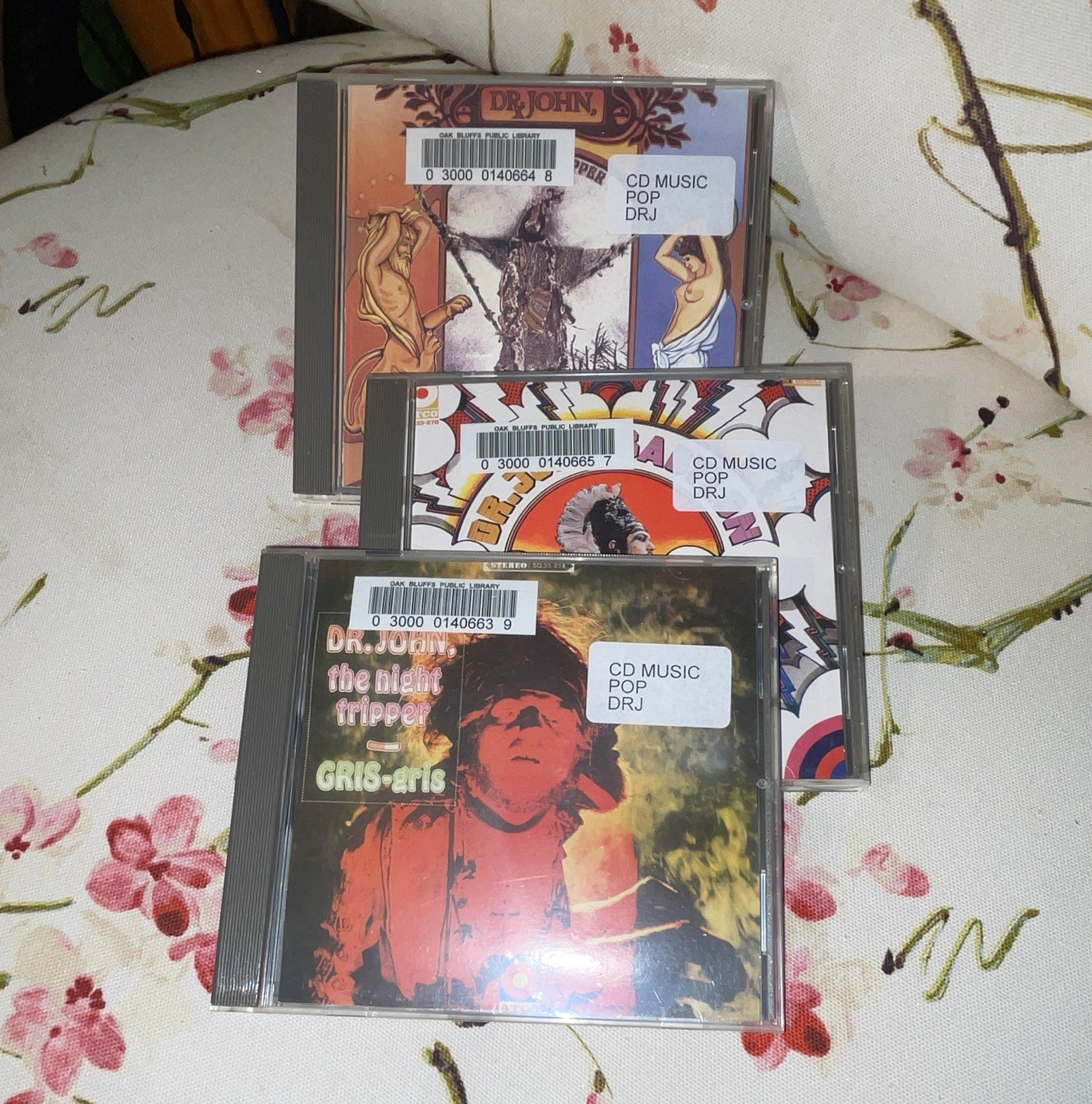 Dr. John lot of 3 CD’s: GRIS-Gris, Babylon, Sun Moon & Herbs, ATCO 1968, 1971