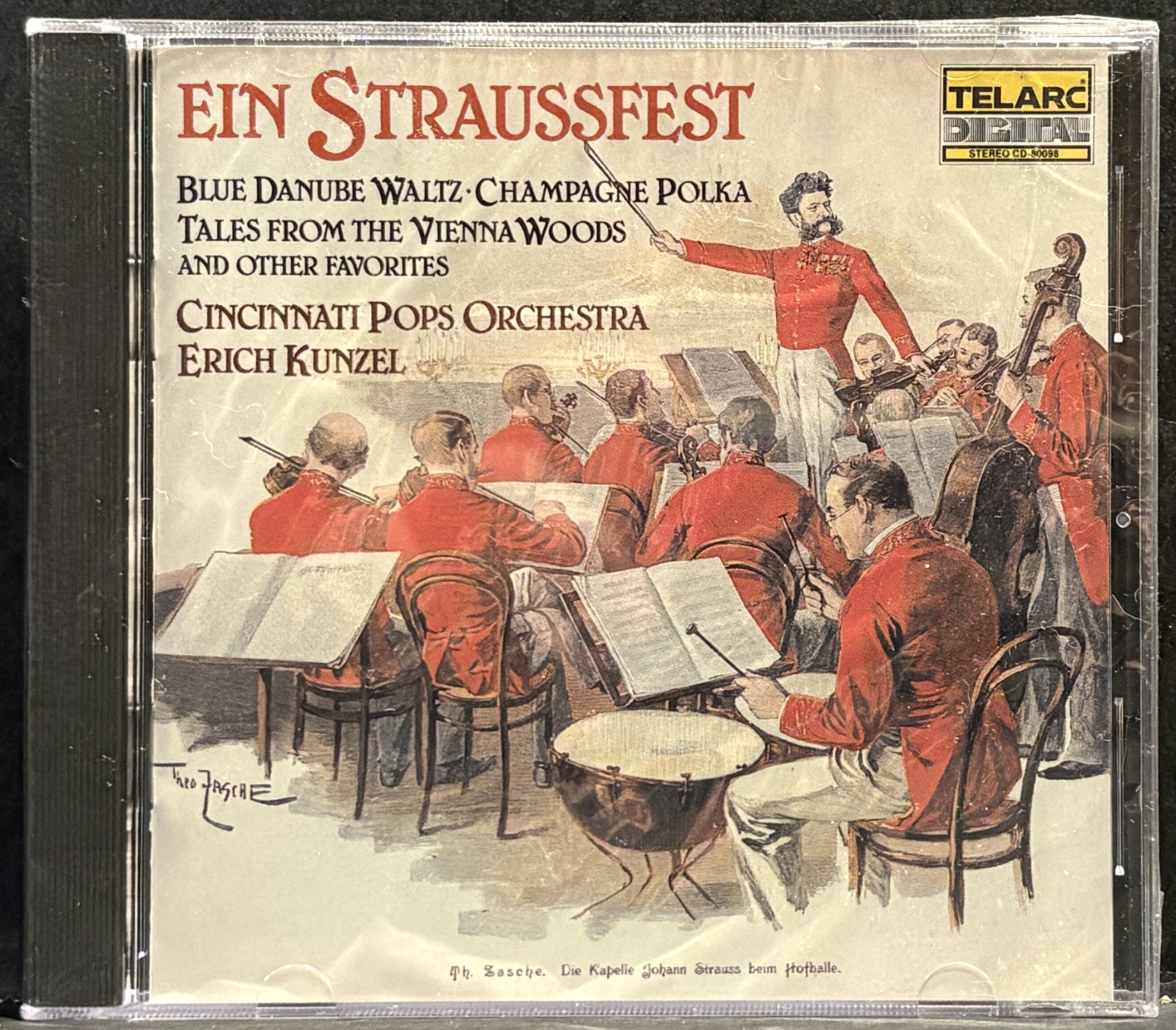 SEALED Ein Straussfest Erich Kunzel Cincinnati Pops Orchestra Telarc CD 80098