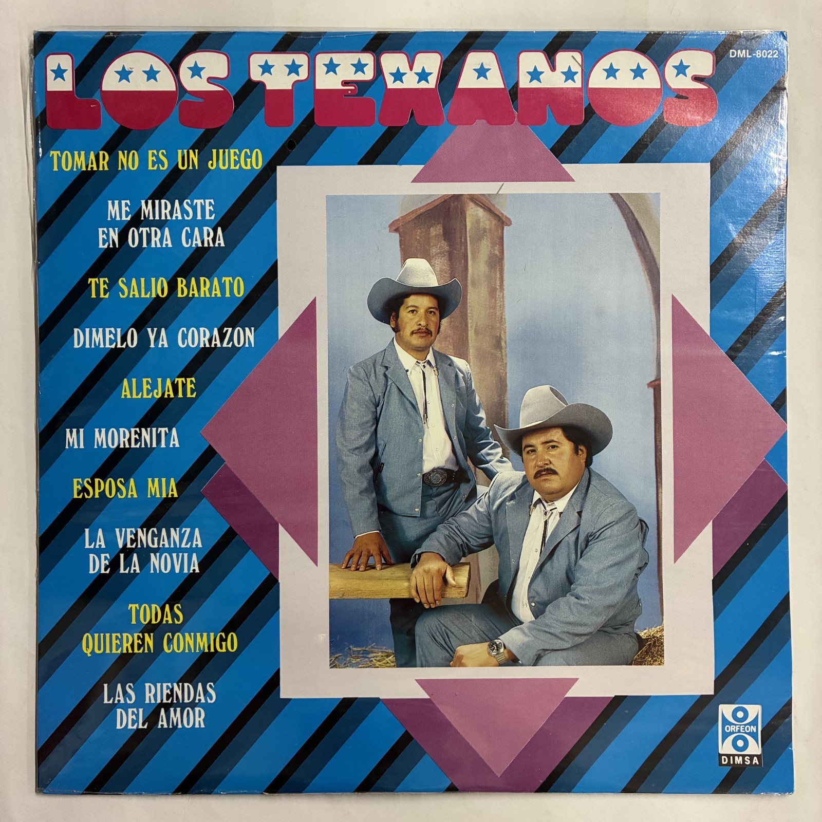LOS TEXANOS - LOS TEXANOS - 1990 MEXICAN LP FACTORY SEALED, NORTEÑO