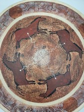 Native American Painted Hide Drum - 15
