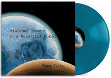 Roger Taylor - Violence Insane In A Beautiful World [New Vinyl LP] Blue, Colored picture