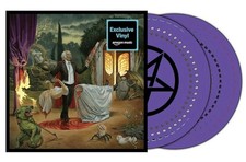 SIGNED ANTHRAX Cursum Perficio 2LP Limited Edition Purple Zoetrope Vinyl PRESALE picture
