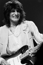 Guitarist Ron Wood of the Rolling Stones with his band the New Bar- Old Photo 1 picture