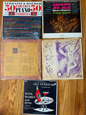 5 Vintage Vinyl LP Lot Classical Piano International Gospel Ferrante Teicher picture
