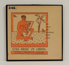 Folk Music Of Liberia LP 1955 Ethnic Folkways Library P465 w/ Booklet African EX picture