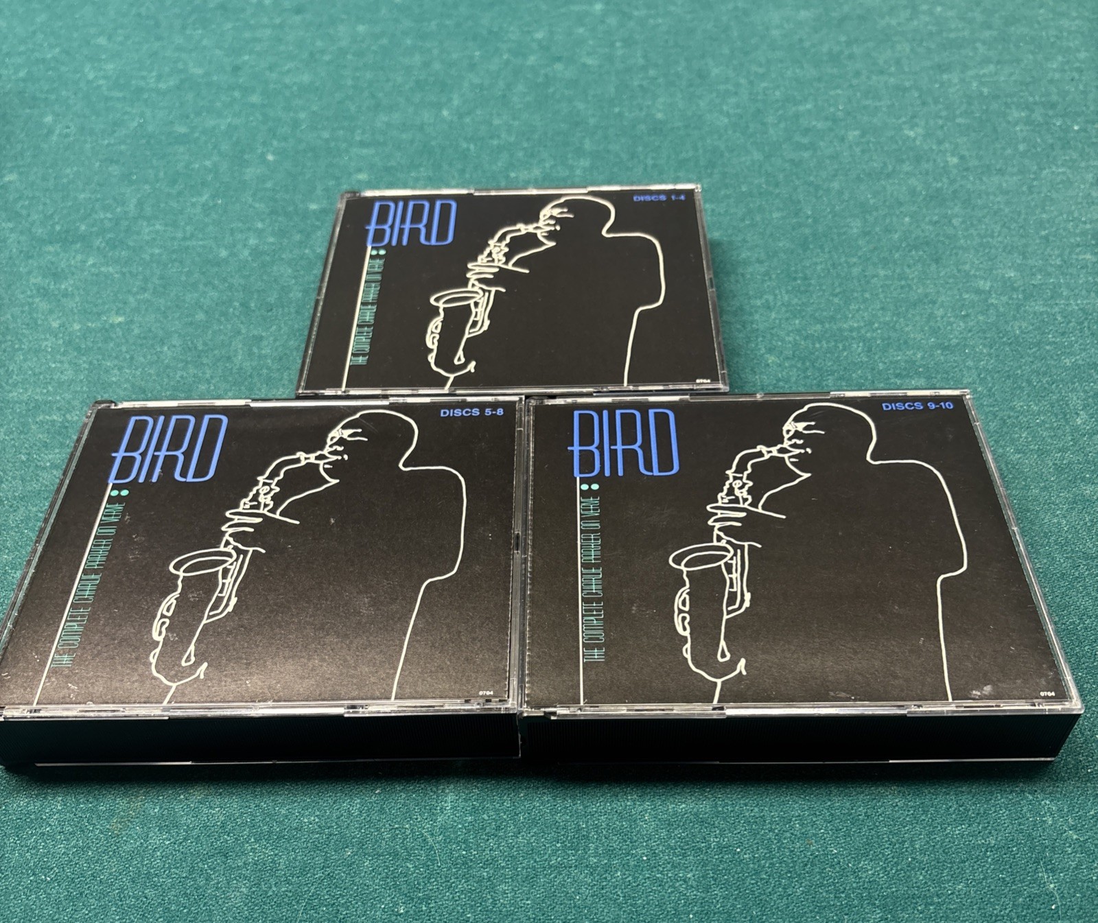 Bird: The Complete Charlie Parker On Verve 10 CD Box Set Discs Only.