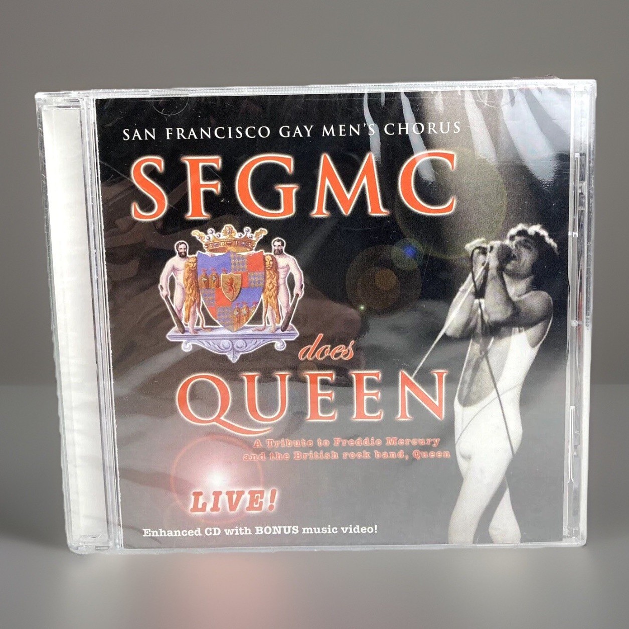 NEW & SEALED Vtg 2002 SFGMC Gay Men\'s Chorus Does Queen Live Freddie Mercury