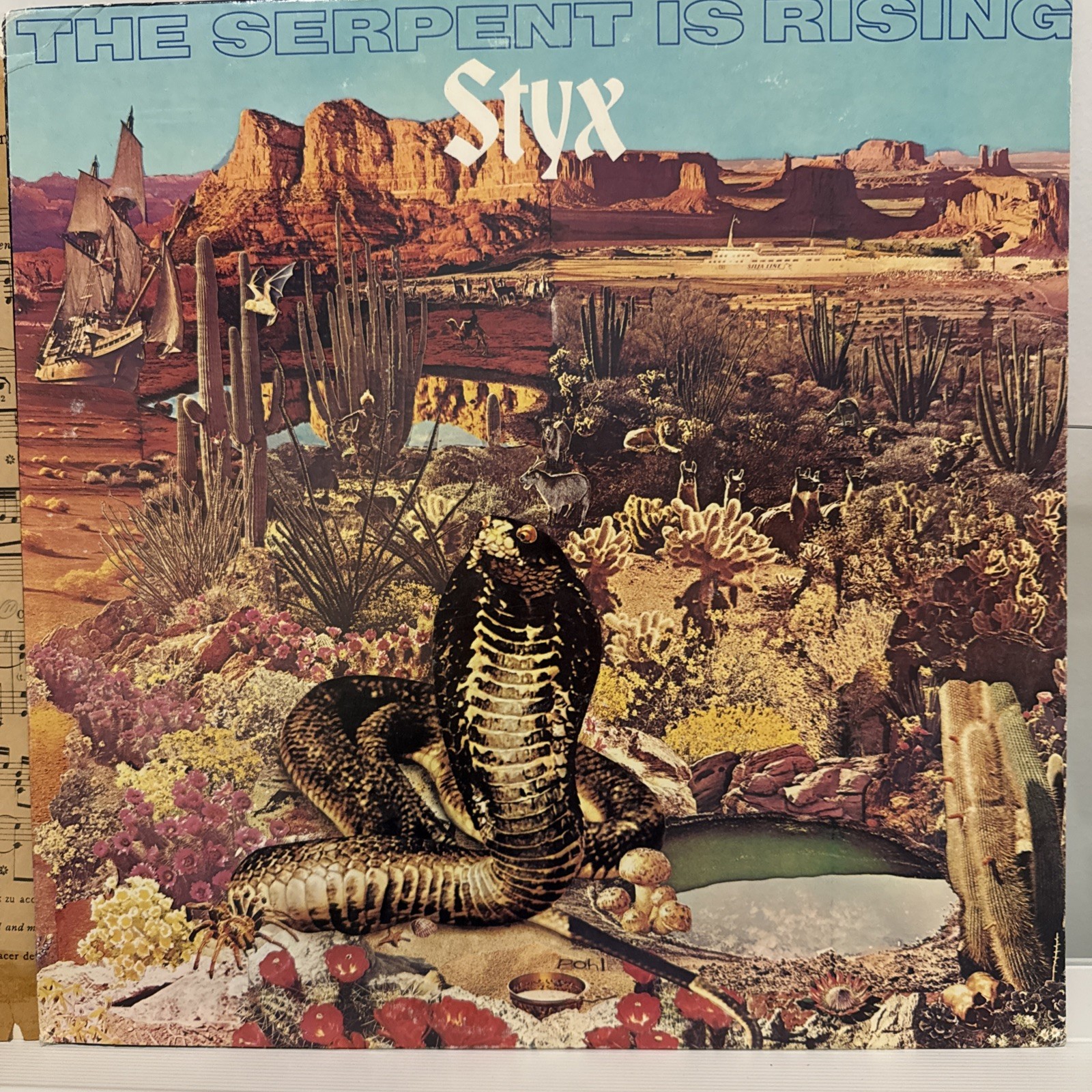 Vtg 1973 STYX “THE SERPENT IS RISING” US 1ST PRESS VG+ Vinyl 