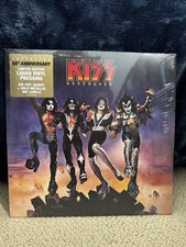 KISS Destroyer 🔥 50th Anniversary Liquid-Filled Vinyl - NEW SEALED -  picture