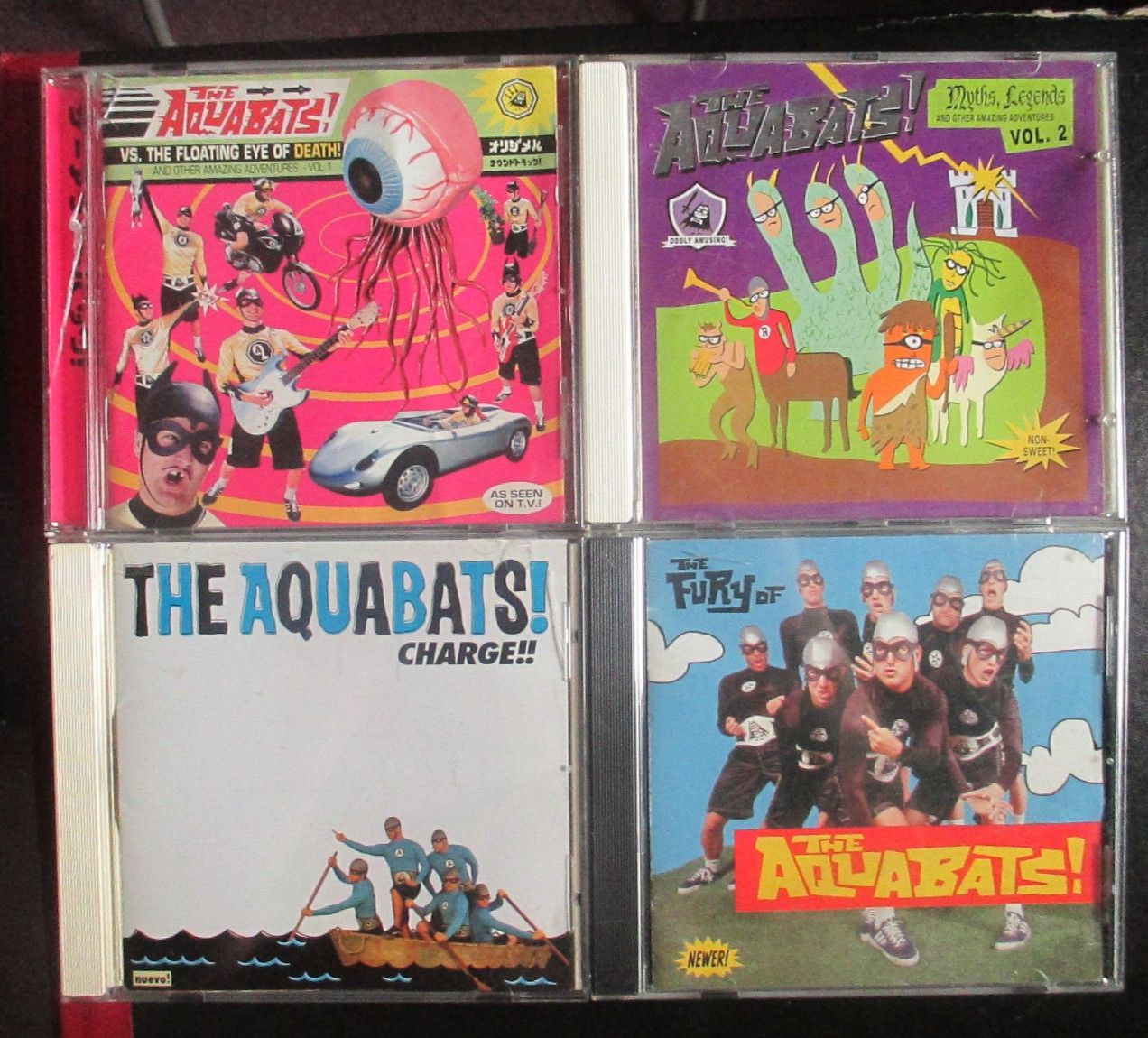 Fury of Aquabats,vs. The Floating Eye of Death,Myths,Legends,Charge 4 CD Lot