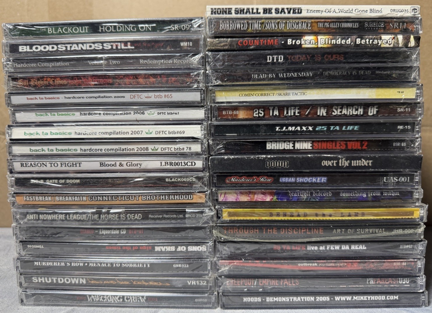 35 SEALED vintage Hardcore/ Metal CDs. Rare And Hard To Find Titles. 25 Ta Life