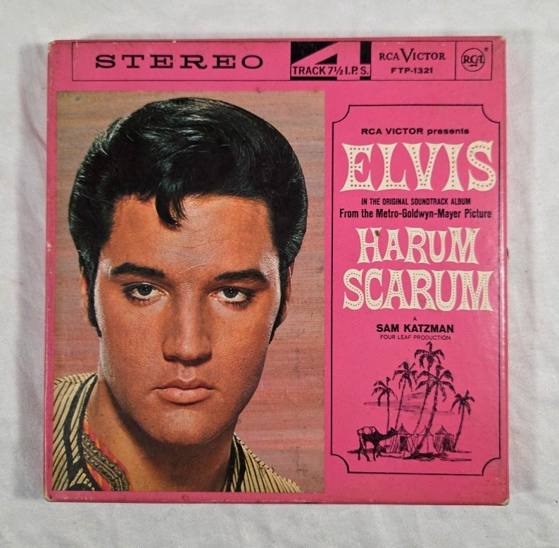 Elvis Presley Harum Scarum Soundtrack Reel To Reel Tape 1965 RARE 7 1/2 IPS