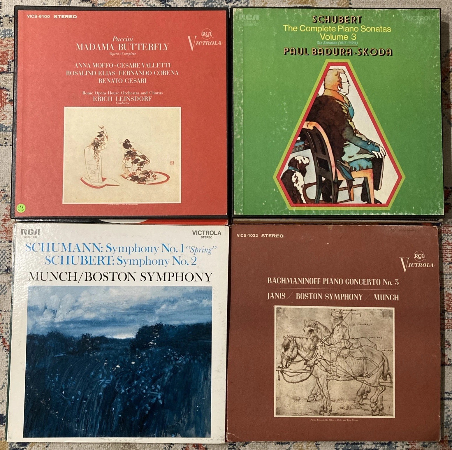 RCA Victor Red Seal Victrola Records Lot Of 20 Classical LPs Opera Treasury