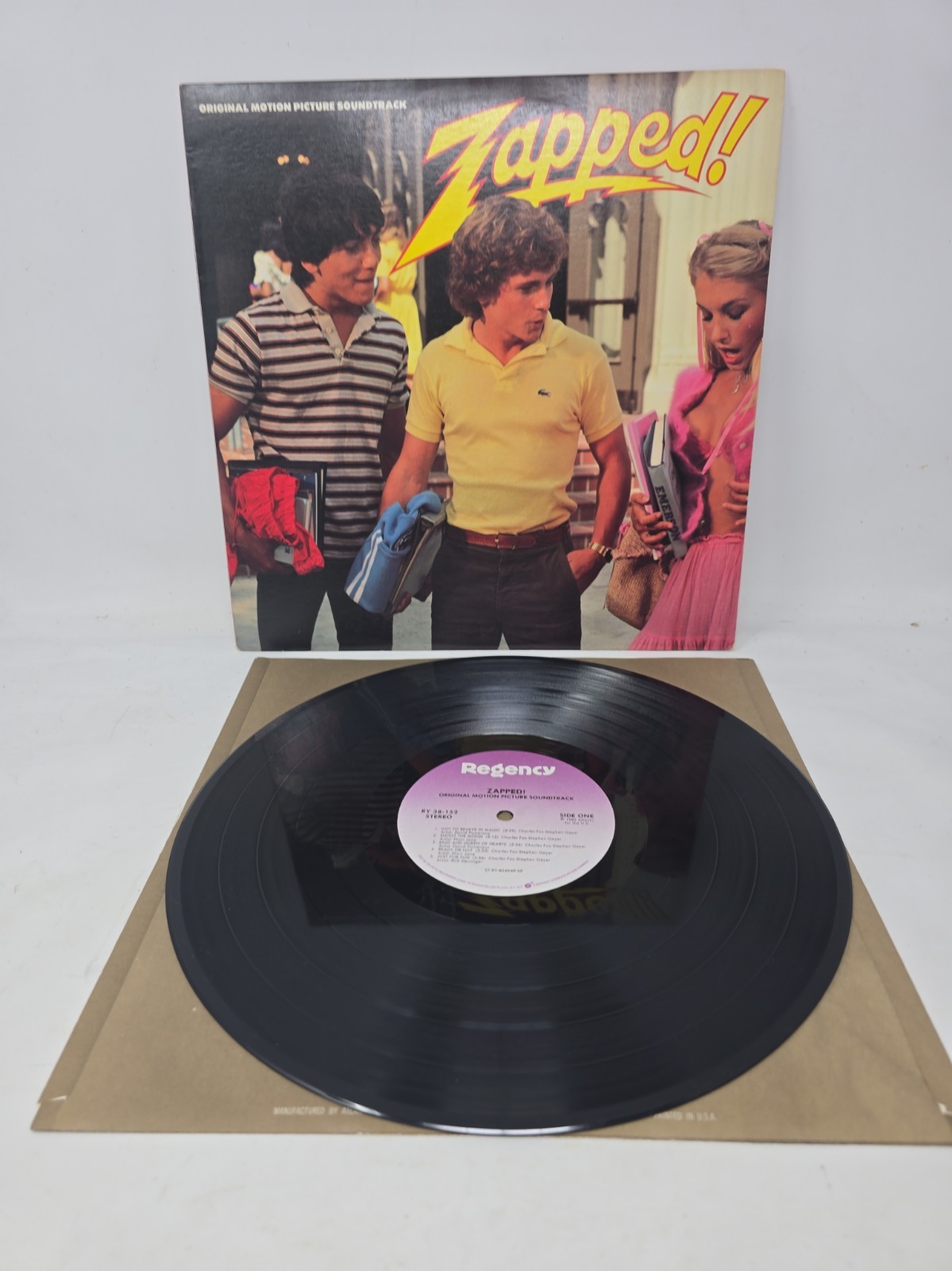 ZAPPED Soundtrack  Vintage 1980\'s Vinyl LP Record   MEGA RARE NM