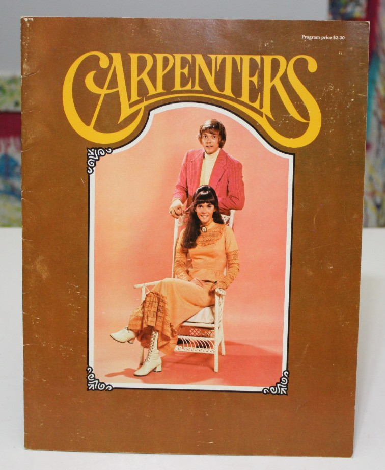 Vintage 1972 Carpenters Concert Program Photo\'s Lyrics