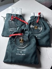 Elton John 2025 Vinyl Record & Piano Ornaments by Waterford (no Box) 3 Pack picture
