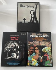 Vintage Opera Cassette Box Set Lot of 3 Decca Peter Grimes Porgy & Bess Henry IV picture