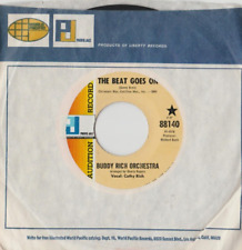 BUDDY RICH The Beat Goes On 45 RECORD RARE JAZZ FUNK DJ PROMO LIBERTY 88140 picture