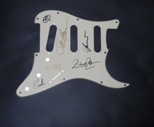 RAMMSTEIN signed Electric Guitar Scratch Plate Du Hust COA picture