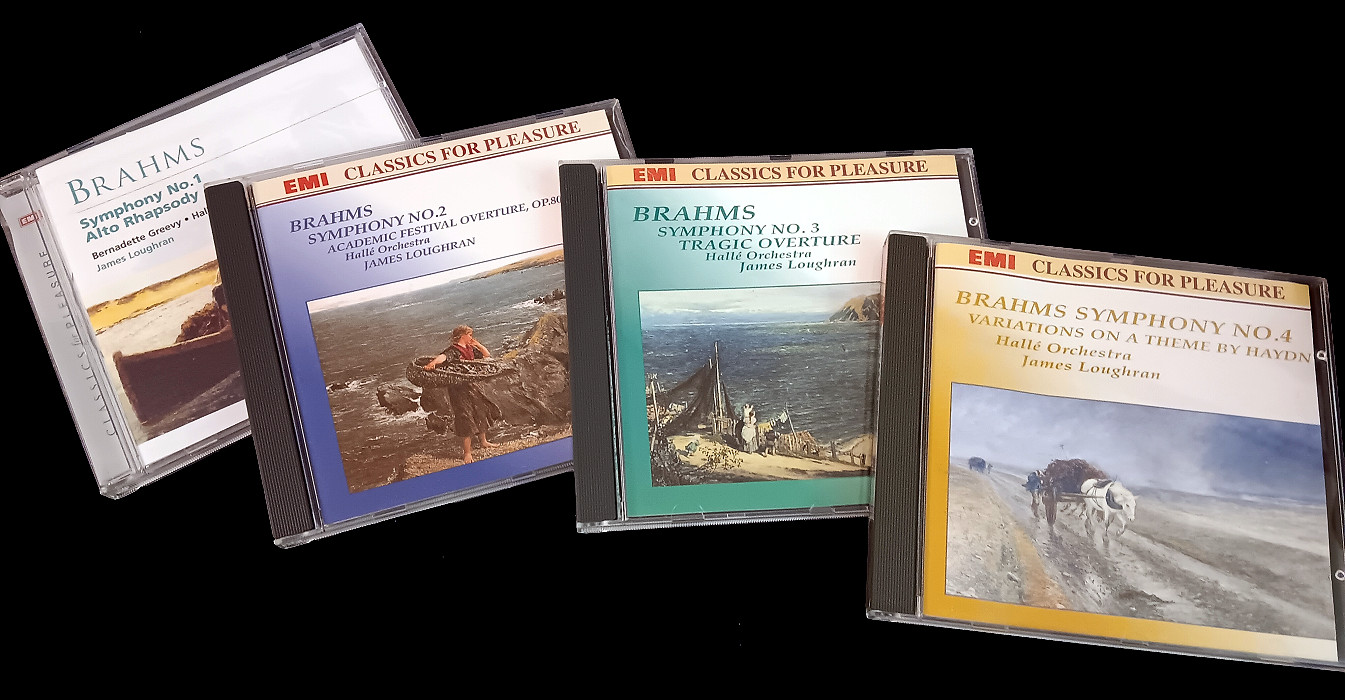 4-CD SET  :  Brahms, Complete Symphonies & more  :  Halle Orch, James Loughran