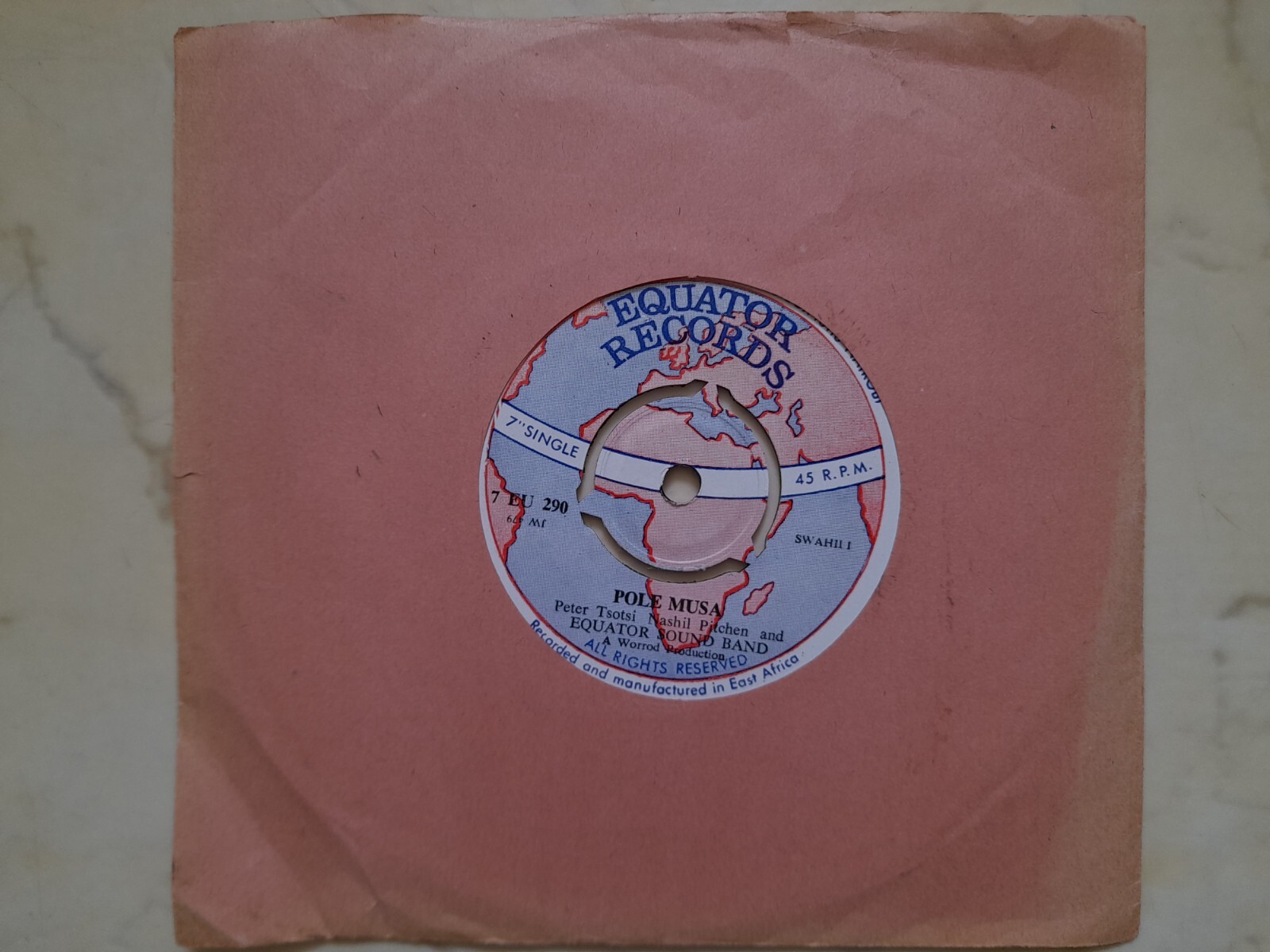 Africa Single *Daudi Kabaka and Fadhili with Sonko Harembee *Equator Label*