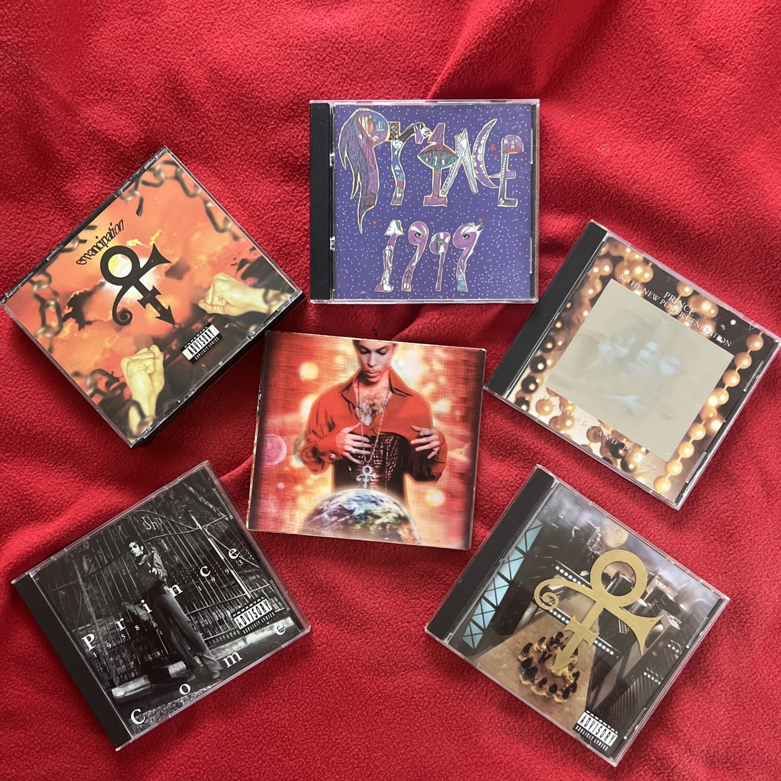 PRINCE cd lot Of 6 CDs Come 1999 Diamonds $ Pearls Emancipation (2). More