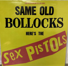Sex Pistols Same Old Bollocks SANTIAGO CHILE 7/12/96 LTD Ed Yellow COLORED Vinyl picture