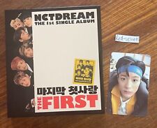 NCT Dream My First and Last 1st Single Album with Jeno Photocard picture