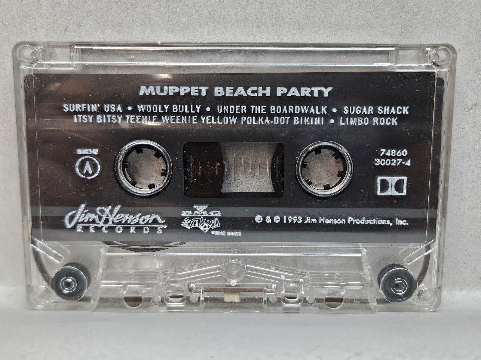 Cassette Tape ONLY Muppet Beach Party 1993 Jim Henson Records 74860 30027-4