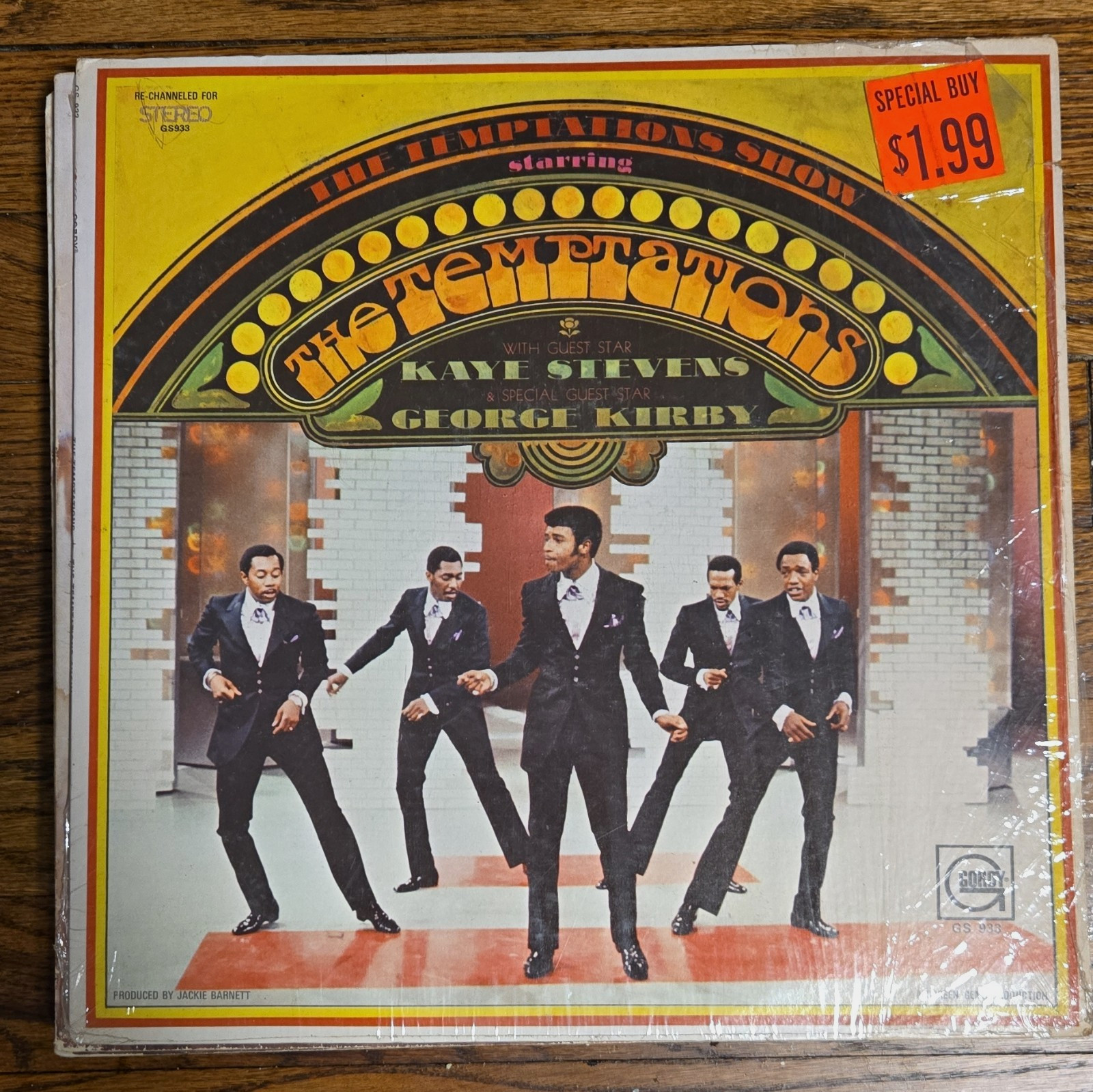 The Temptations - The Temptations Show LP Vinyl Stereo Gordy GS 933 (GS933)