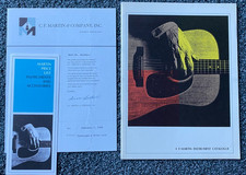 C F Martin 1966 Guitar Catalog with Jan 2, 1968 Price List - Absolute Mint picture