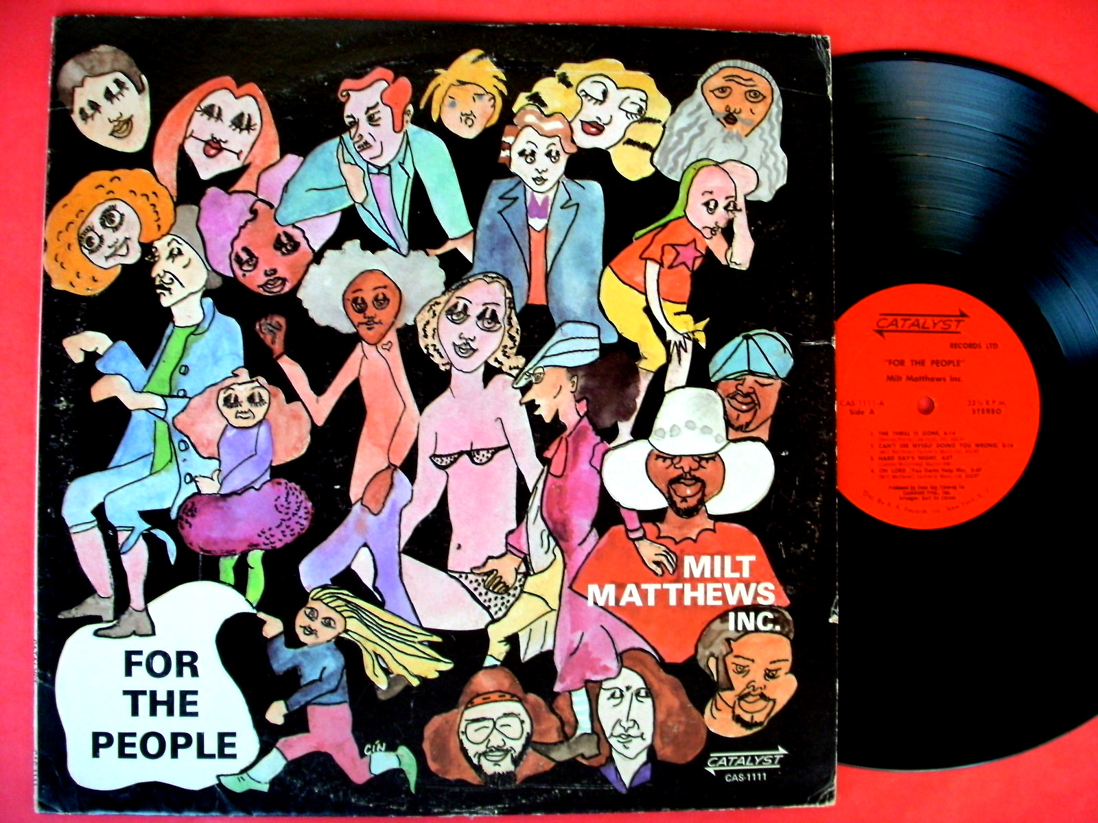 MILT MATTHEWS INC. FOR THE PEOPLE ORIG 1971 PSYCH SOUL FUNK LP CATALYST CAS 1111