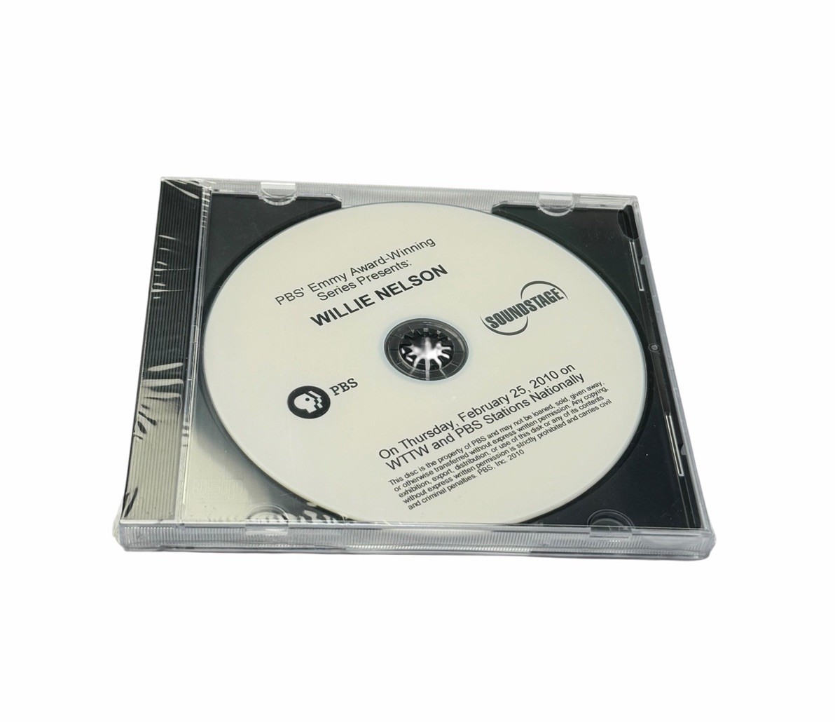 RARE PBS Emmy Award-Winning Series Presents WILLIE NELSON PROMO CD NEW Sealed