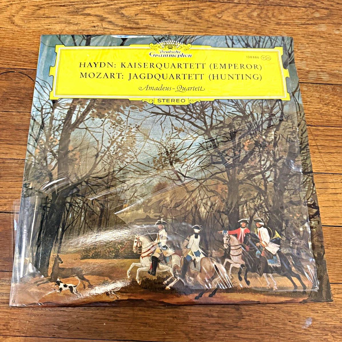 Deutsche Grammophon Haydn Kaiserquartett/Mozart Jagdquartett LP 138 886