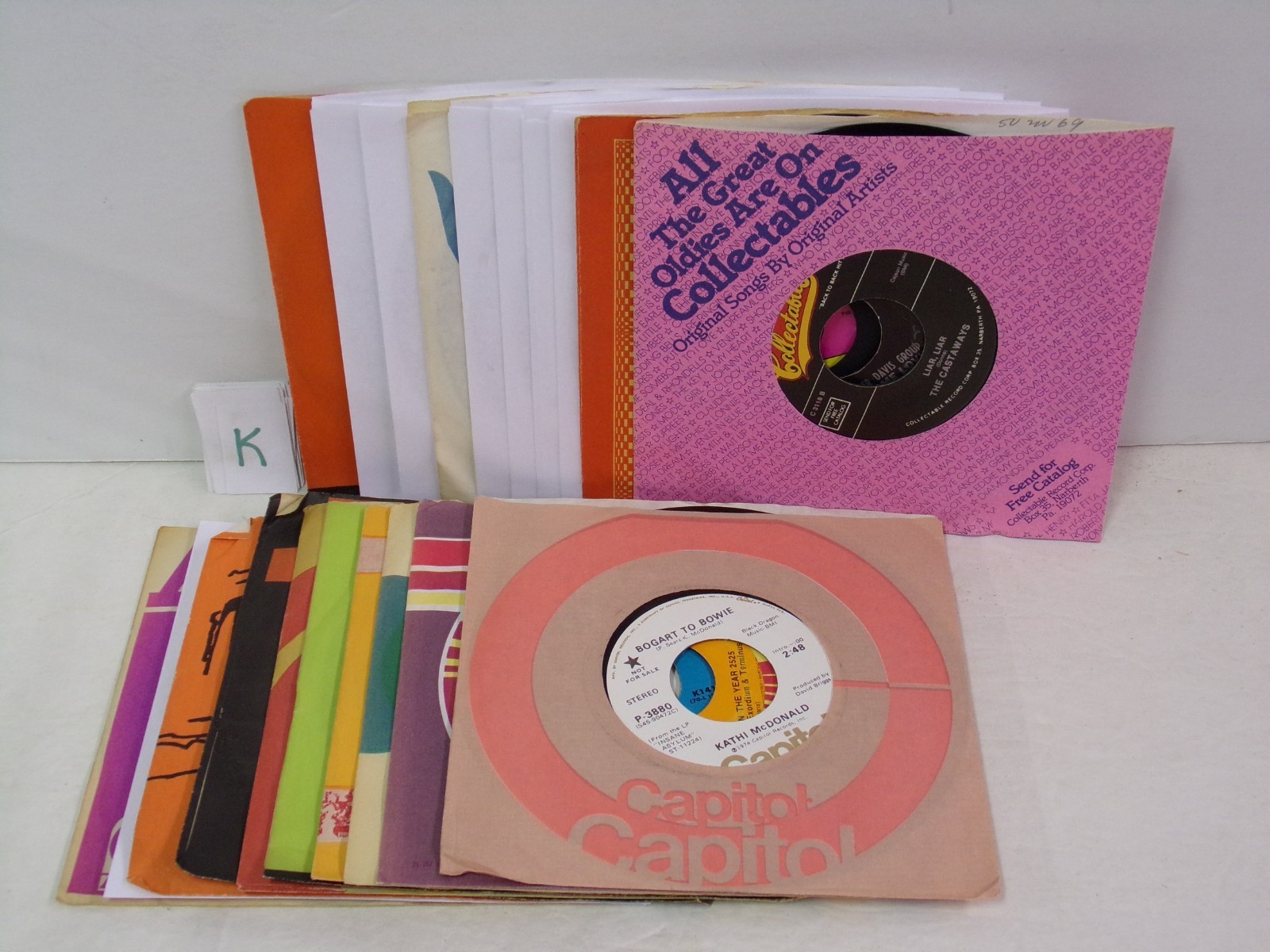 Psych / Garage Rock Lot Of 20 - 45 RPM Records