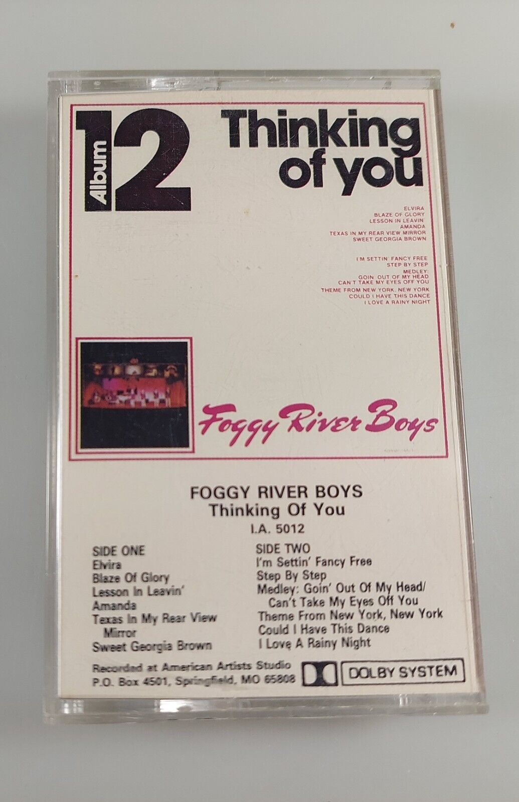 Foggy River Boys Thinking of You Cassette VTG BRANSON MO Act 