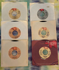 Lot of 6 Bee Gees, Andy Gibb, Yvonne Elliman DISCO 45 rpm 7
