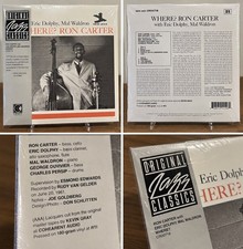 Ron Carter Where? Vinyl LP Eric Dolphy Mal Waldron OJC 180g AAA NEW SEALED picture