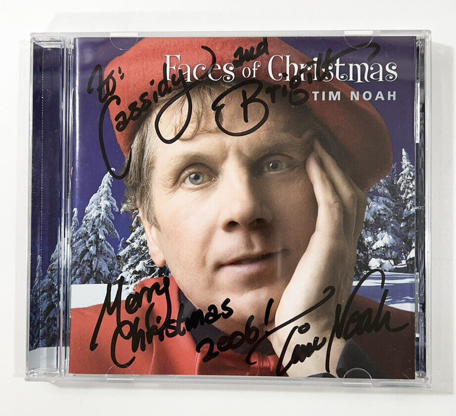 TIM NOAH - Faces Of Christmas (CD, 2005) RARE ~ SIGNED