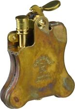 Banjo Steampunk Design Oil Lighter Japanese Made in Japan Wild Brass Vintage picture