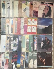 Lot Of 40 Vintage Vinyls Jazz ~ Conniff, Bolling, Bacharach & Others ~ 1956-1990 picture