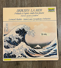 Claude Debussy La Mer Telarc LP Vinyl Leonard Slatkin St Louis Sym Stereo Import picture