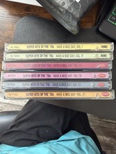 Rhino Super Hits of the 70s Have a Nice Day 6 CD Lot Vol 1 9 13 14 15 21 picture