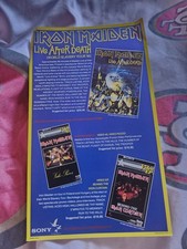 Iron Maiden, Live After Death  Vinyl, 1985,Booklet, inserts and promotion stamp picture