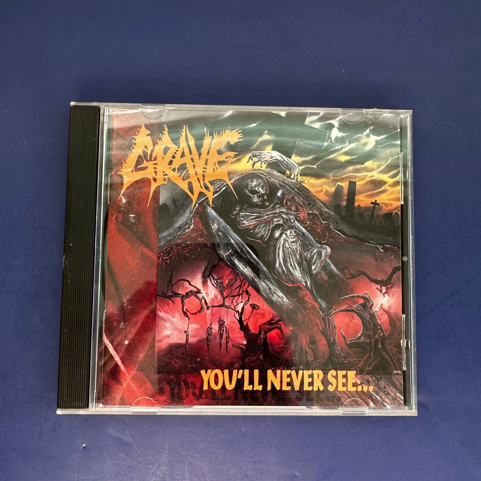 Grave You\'ll Never See... CD 1992 Century Media 7733-2 Death Metal Original