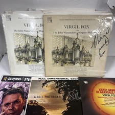 Virgil Fox OG Vinyl Lot Of 11 LPs. One Autographed 7 Are Sealed, 2 In Shrink picture