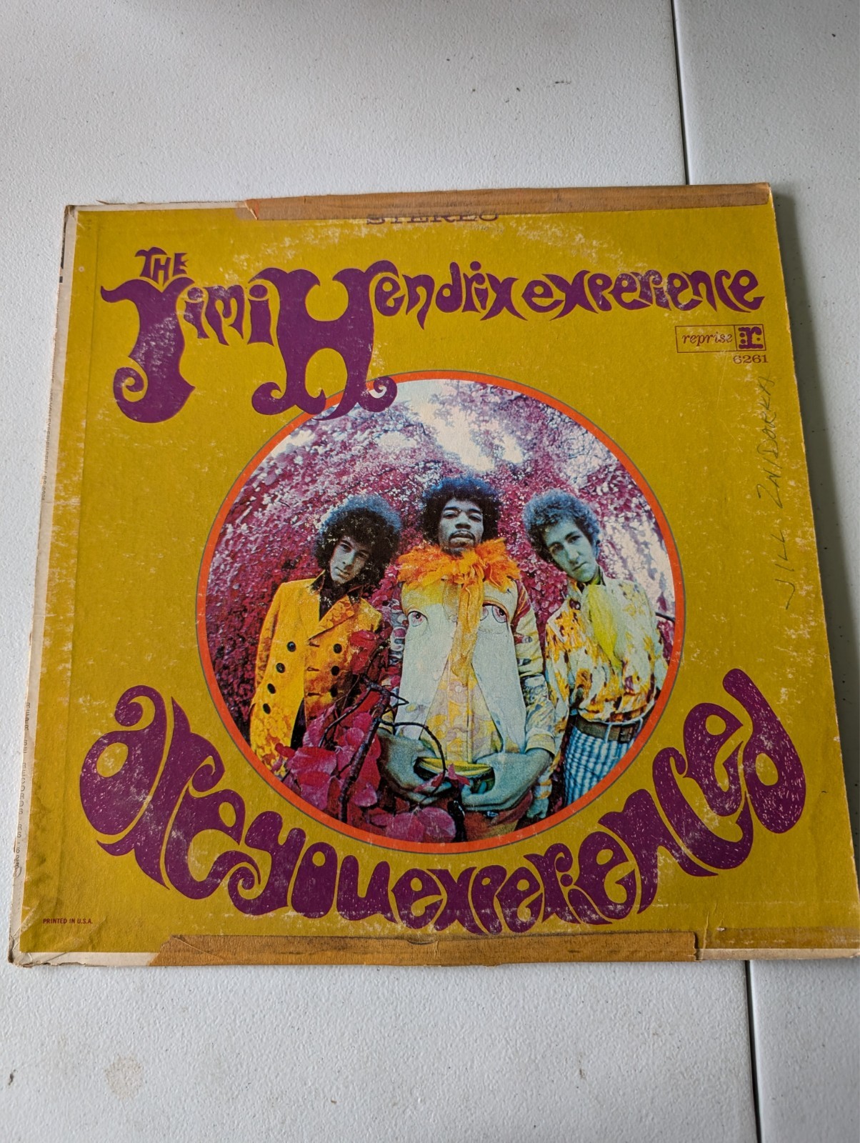 Jimi Hendrix Are You Experienced LP Reprise RS 6261 W7 Stereo 1968-70